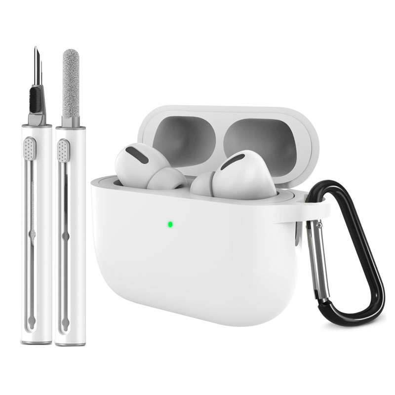 适用Airpodspro3保护套苹果耳机保护壳硅胶纯色airpods保护壳批发|undefined