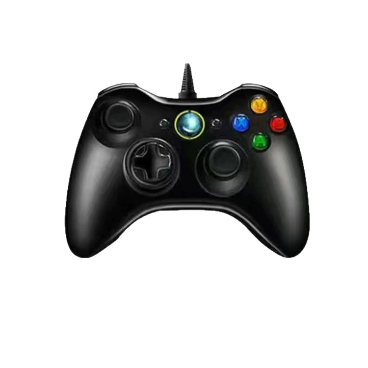 Игровая панель USB (стиль Xbox360) — проводной контроллер для ПК, двойная вибрация, 2 стика, 12 кнопок