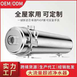 黄泥水克星不锈钢家用净水器管道大流量自来水井水浑水前置过滤器