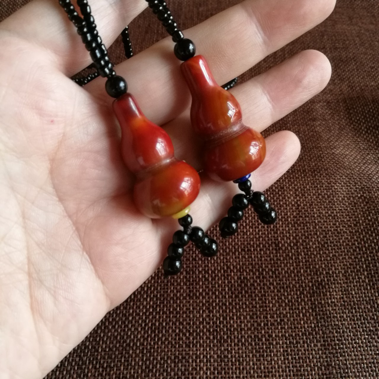 智贝详情图_4新款战国红葫芦男女款吊坠项链红玛瑙葫芦女士毛衣