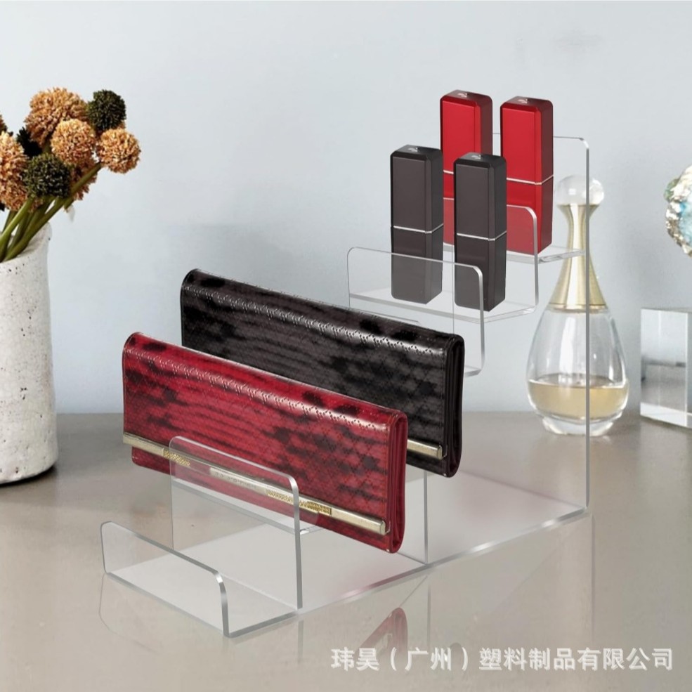 定做亚克力展示架商品分隔板耳机眼镜头箍发圈展示架遥控器收纳架