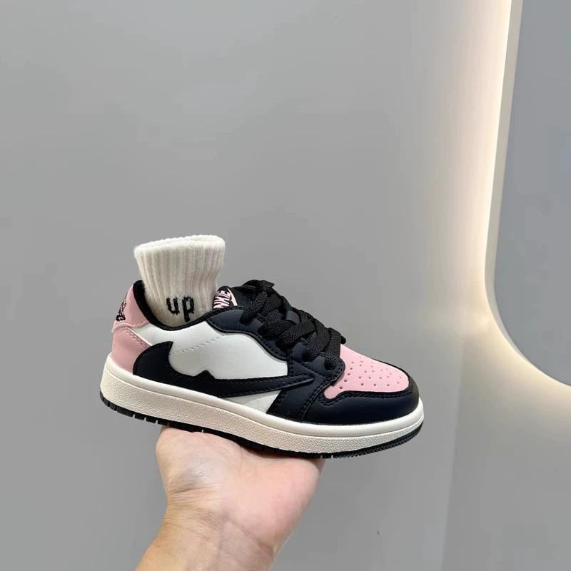 Детские повседневные розовые кроссовки для девочек весна и осень 2025 новые кроссовки