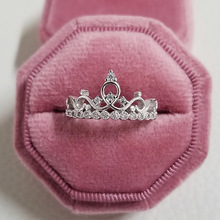外貿出口歐美奢華創意戒指女士流行小眾簡約皇冠感r1533