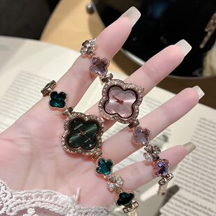 AIMANA Bracelet, waterproof quartz watches, watch, four-leaf clover, high-quality style, internet celebrity