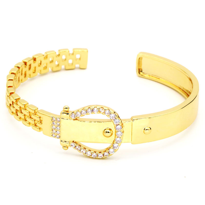 Fashion Solid Color Copper Plating Bangle 1 Piece