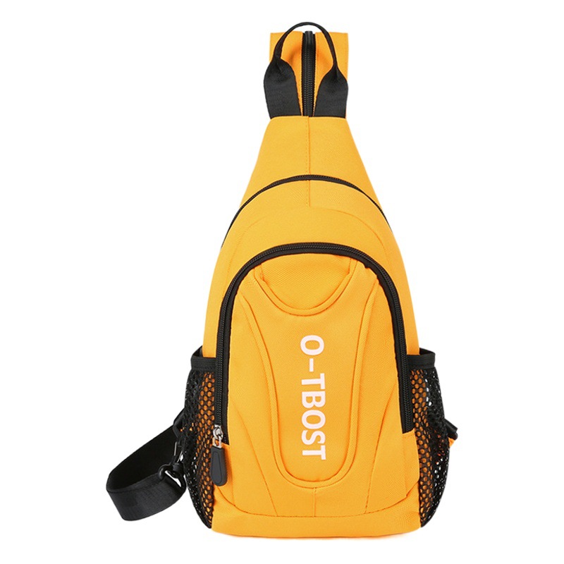 Carefully Selected Waterproof Chest Bags for Men and Women, Wholesale Korean-Style Fashionable Travel Shoulder Crossbody Bags, Multifunctional Student Small Backpacks