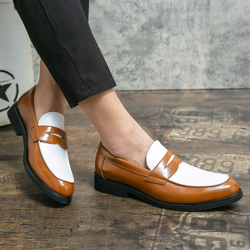 Low trend shoes for leather shoes, loafers, trend of season, plus size