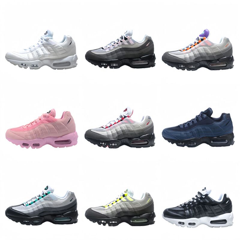 MAX95 エアクッションランニングシューズ男性女性スニーカーレトロ衝撃吸収学生カジュアルシューズ莆田工場卸売快適|undefined