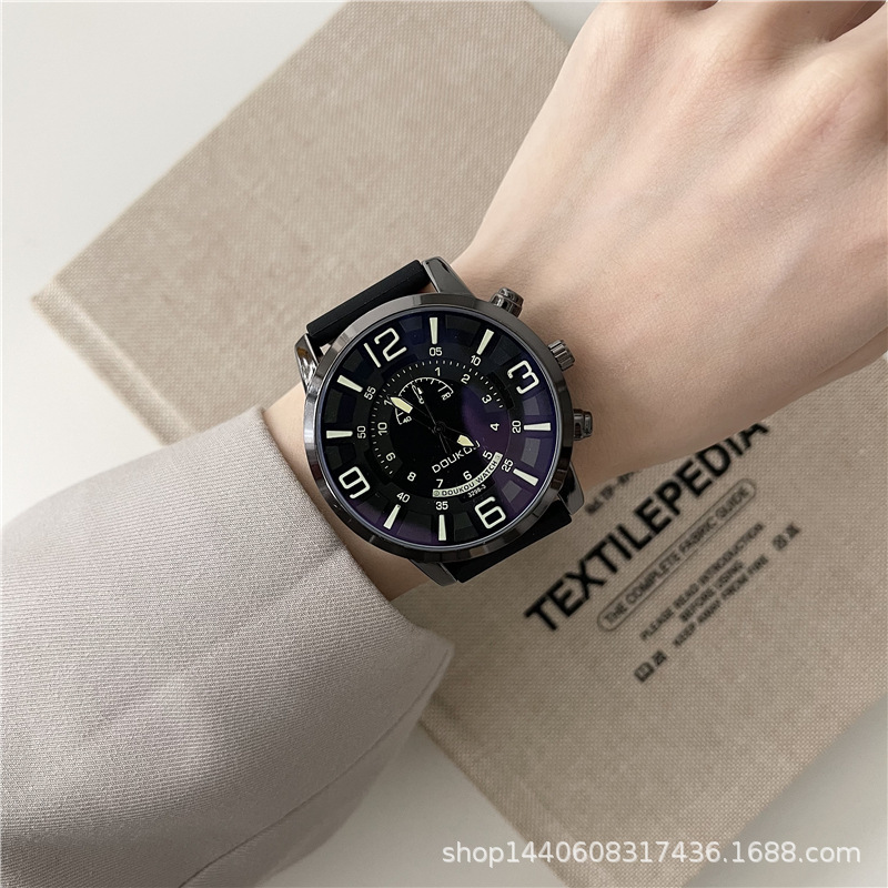 Fashion personalized design casual watch men's and women's youth junior high school student sports trend running large dial Fashion personalized design casual watch men's and women's youth junior high school student sports trend running large dial