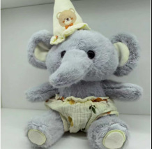 Muñeco de Peluche de Oso Transformable 8 Pulgadas de Felpa Corta