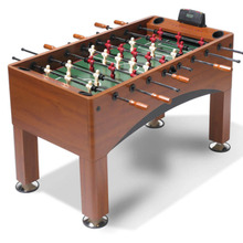 鼎力供应5尺8杆电子计分足球游戏桌成人桌上足球机儿童桌面足球台
