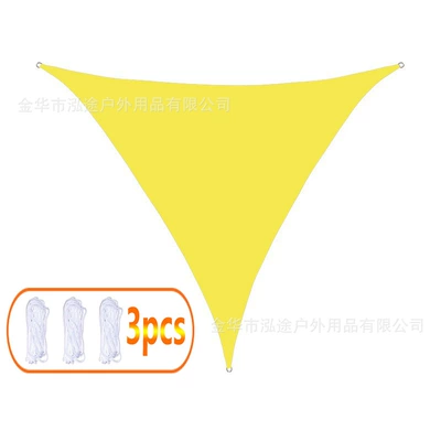 Rainproof Sunshade Sail, Landscape Awning | Avtomobil yan çətirləri - fluorescent-yellow-11-1m