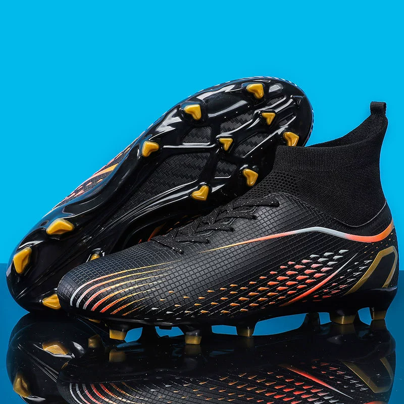 2025 generation Foreign Trade Outdoor Tourism Hertest S -Sale Demonstrate Station Large -size high -top football shoes broken nails