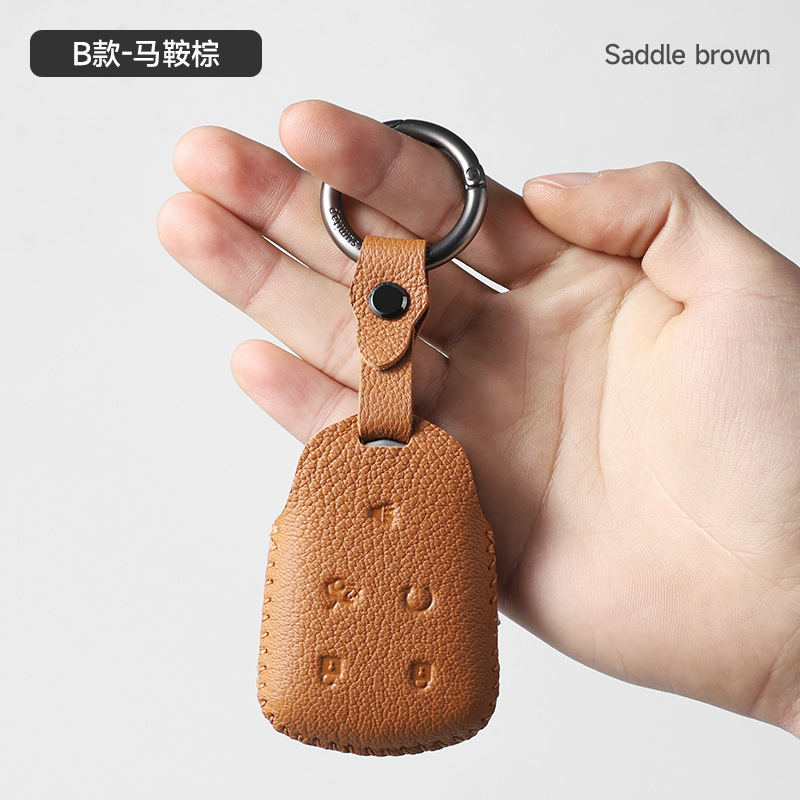 B타입 - 가죽버클 [새들브라운]