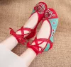 Dance shoes 2-25 red head and green
