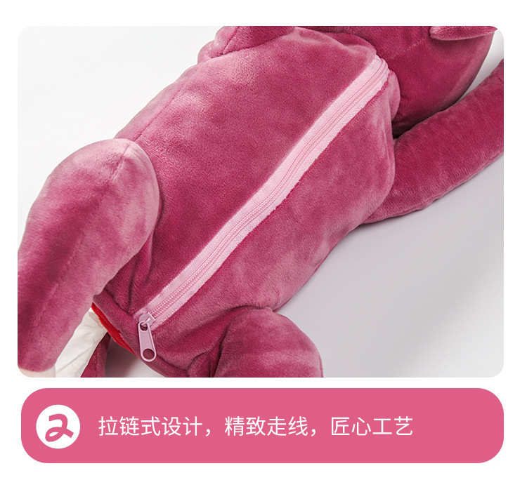 Creative Peppa Pig Monkey Tissue Box Car Accessory Hanging Car Seat Back Tissue Holder Cartoon Tissue Box for Car Use
