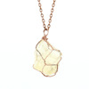 Tiktok live hot sale irregular natural crystal amethyst rough pendant handmade silk net pocket necklace N652