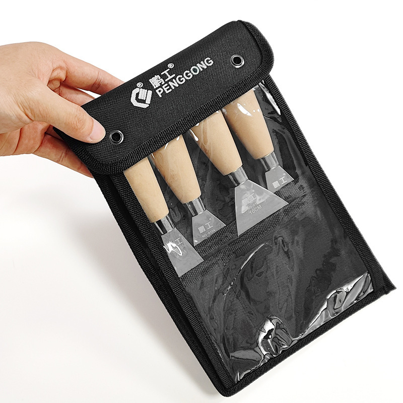 PENGGONG acero inoxidable espesado cuchillo de mortero duradero cuchillo de raspado