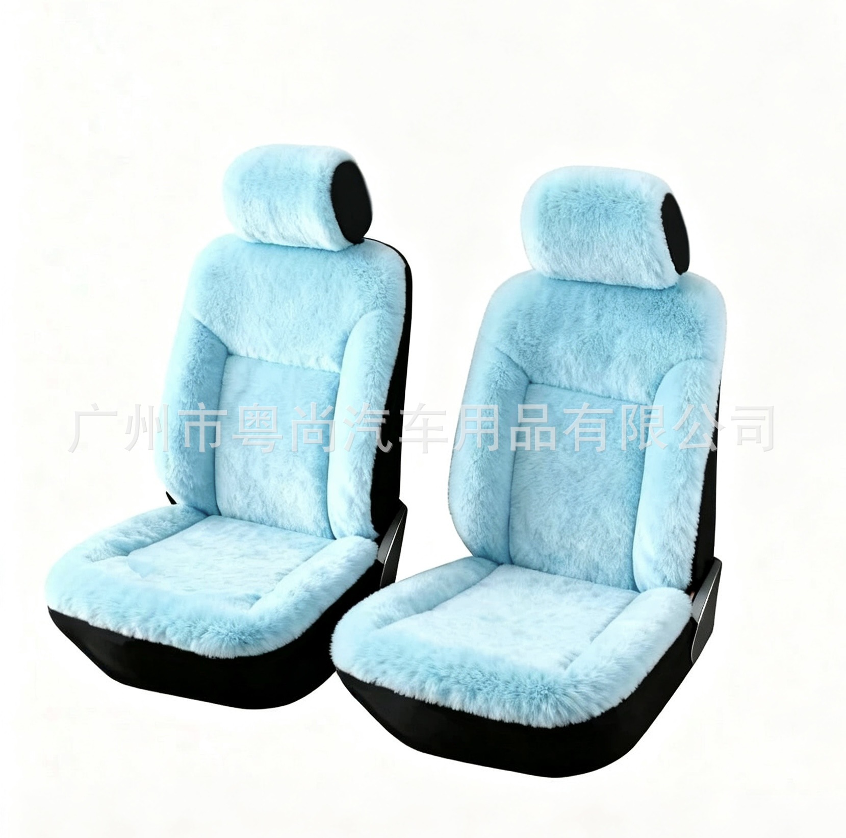 New winter cross-border bestseller, solid color plush 5-seater universal car seat cover, hot-selling on Amazon and Temu