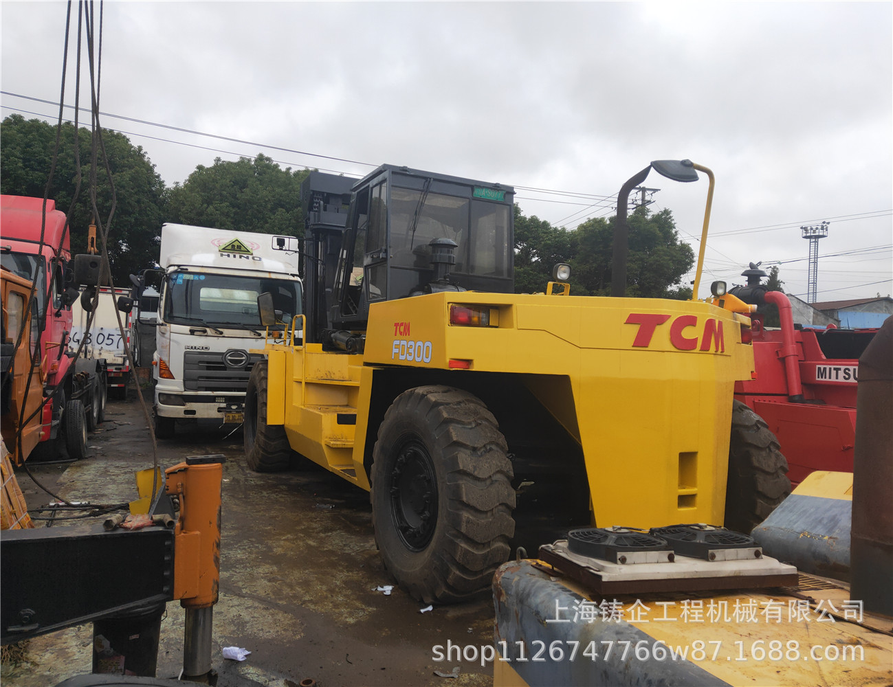 九成新叉车TCMFD300叉车 30吨叉车