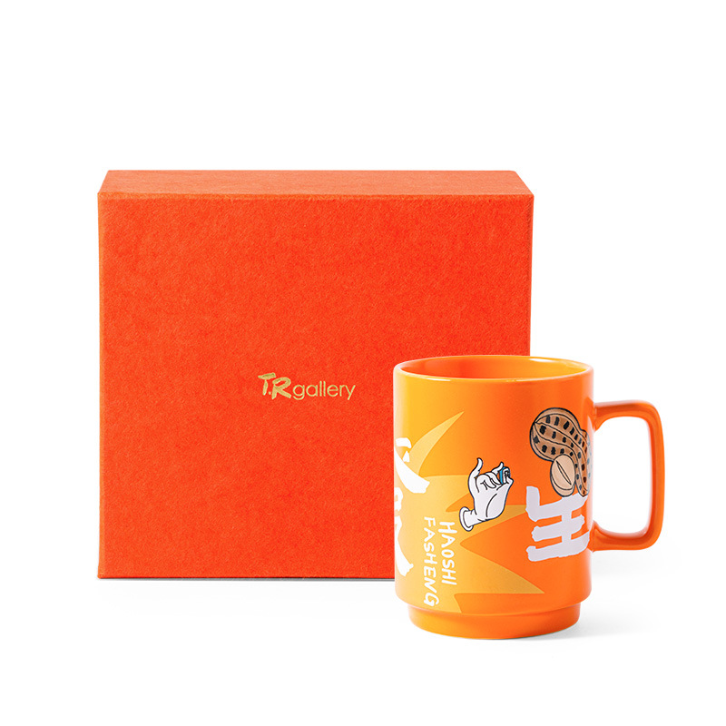 Festival de primavera regalo nacional moda taza regalo de la empresa taza de café de alta apariencia actividad de negocios regalo Taza de cerámica