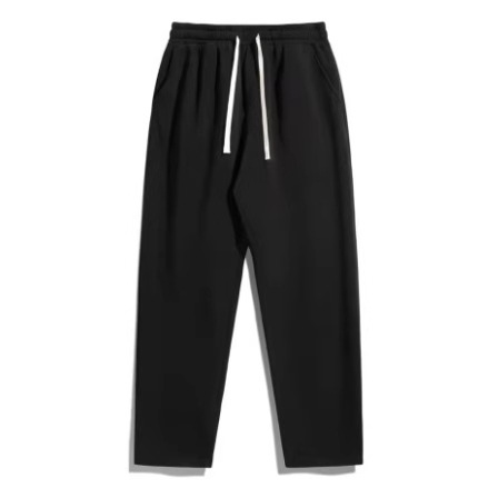 2025跨境新款秋冬工装裤纯色高腰显瘦设计感口袋直筒阔腿宽松裤女