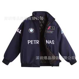 薄款F1刺绣赛车服亚马逊热销欧美风飞行夹克休闲棒球服f1外套定制