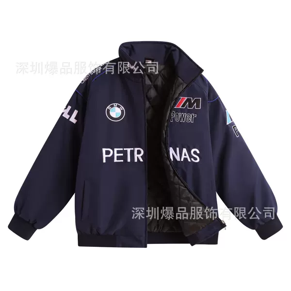 Thin F1 Embroidered Racing Jacket Amazon Bestseller European and American Style Flight Jacket Casual Baseball Jacket F1 Jacket Custom-Made