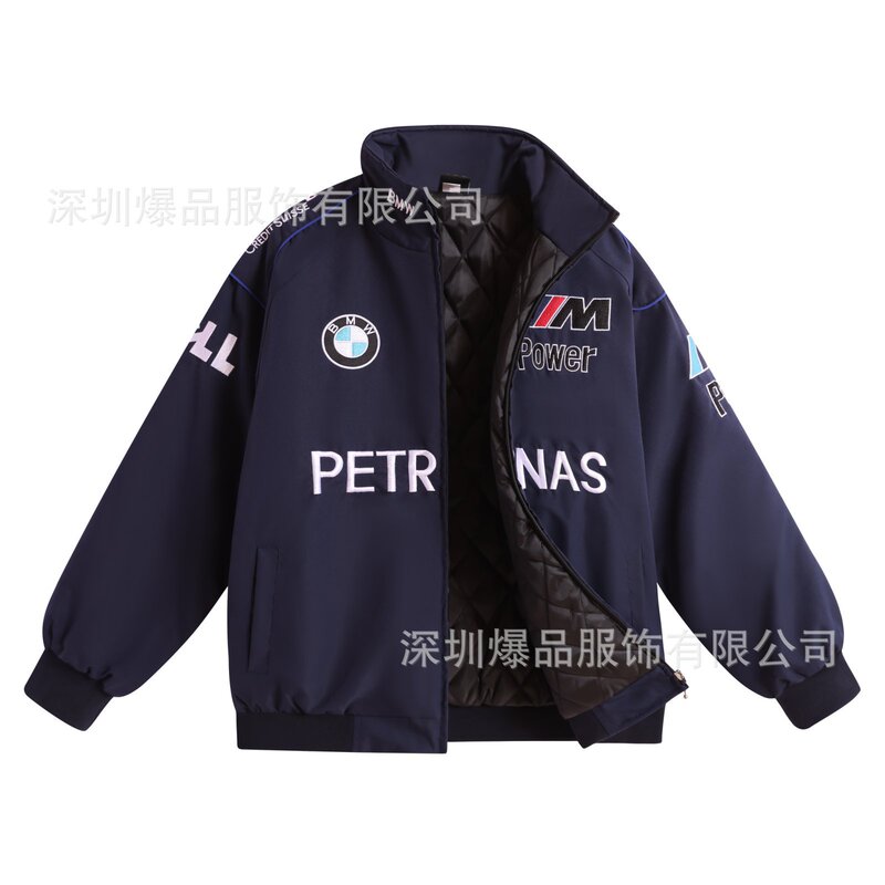 Thin F1 Embroidered Racing Jacket Amazon Bestseller European and American Style Flight Jacket Casual Baseball Jacket F1 Jacket Custom-Made