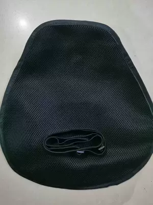 Silicone Gel Velcro Riding Gear, Electric car cushion - black-single-cloth-cover
