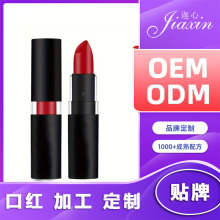 口红定制 贴牌代工oem化妆品佛山工厂欧美跨境哑光口红加工定制