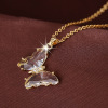 Fashionable design copper necklace, Korean style, internet celebrity