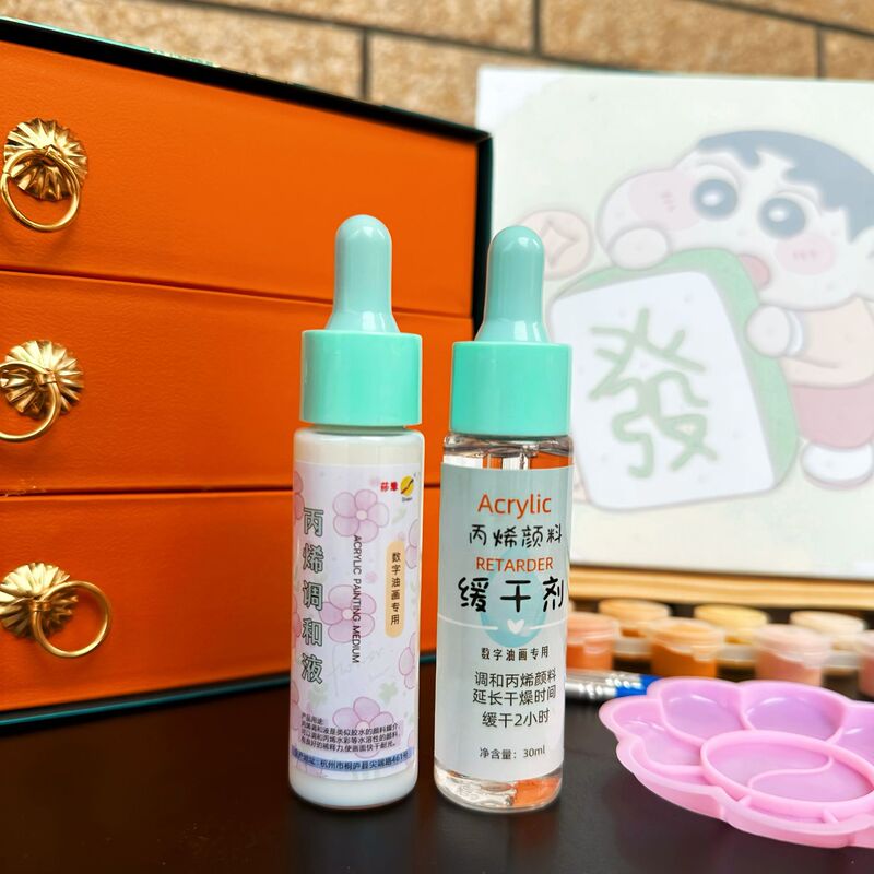 Propylene Pigment Special Blending Liquid Water Powder Diluent 100ml Art Supplies Digital Oil Paint Media