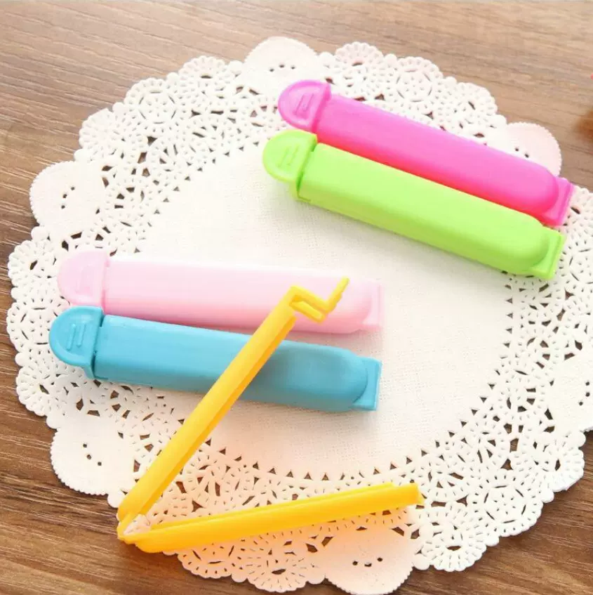 便携食品密封夹子 零食袋封口夹 茶叶封口器 密封棒7cm礼品厂家