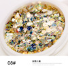 Nail sequins for manicure, mixed crystal, jewelry, internet celebrity, new collection, gradient