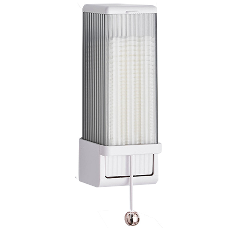 Caja de almacenamiento de algodón cosmético montado en la pared desplegable a prueba de polvo removedor de maquillaje caja de algodón baño a prueba de salpicaduras automático de maquillaje caja de almacenamiento de algodón