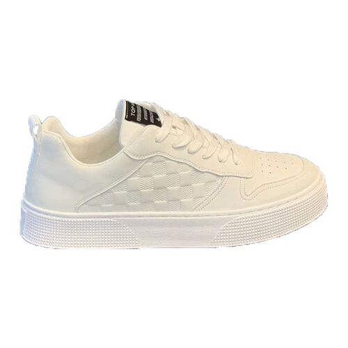 Men's Spring 2025 New White Sneakers, Trendy and Versatile Men's Shoes, Fashionable and Durable Athletic Leisure Sneakers for Men