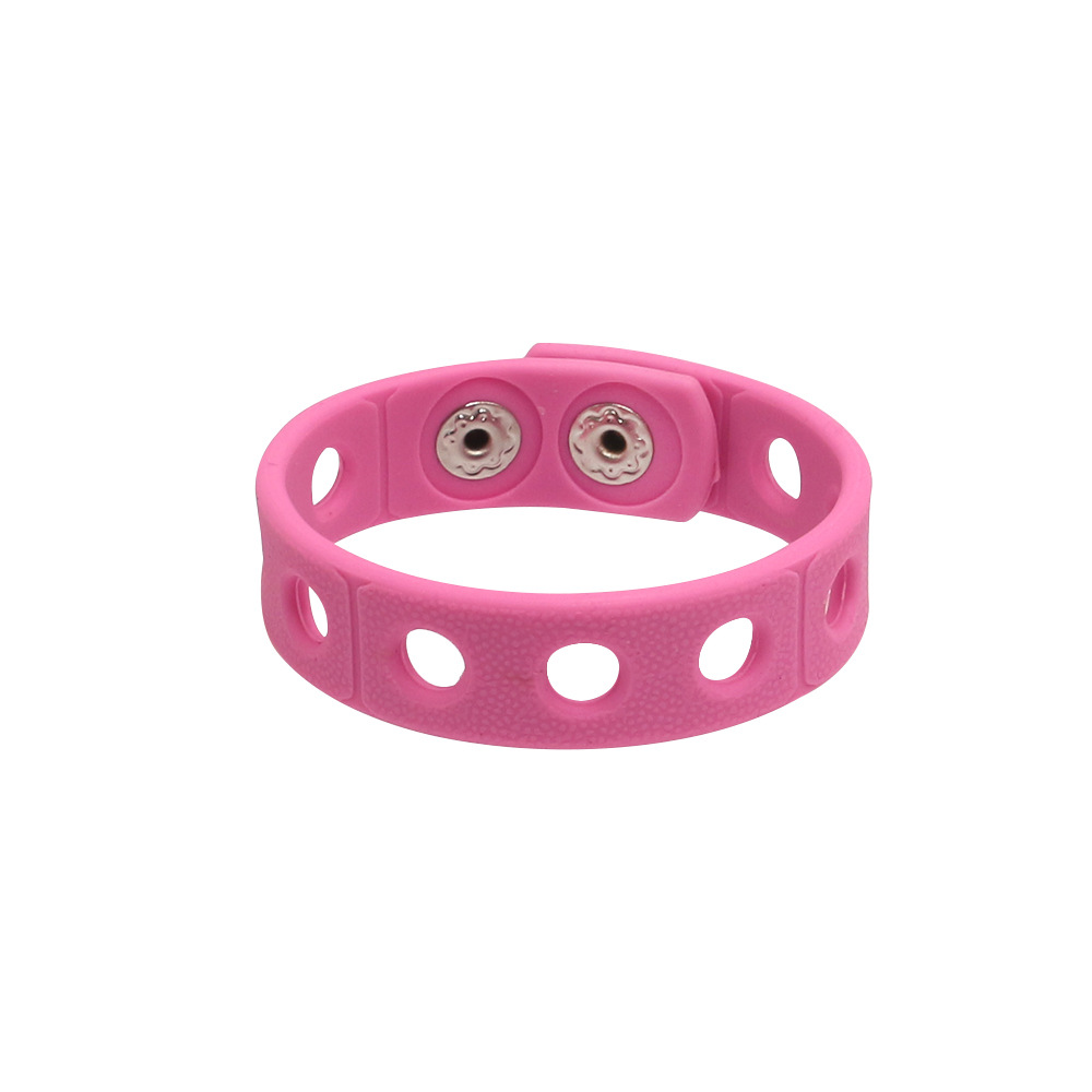 Simple Style Sports Geometric Silica Gel Unisex Wristband display picture 6