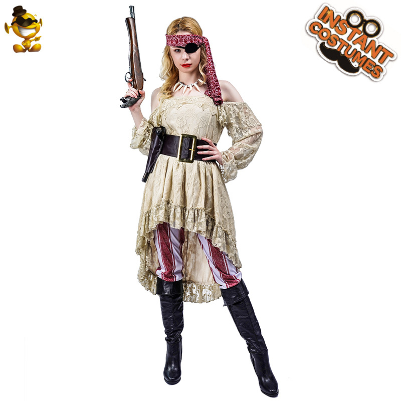 Ropa de fiesta de piratas de Halloween ropa de cosplay ropa de rendimiento de etapa ropa de Carnaval de disfraces