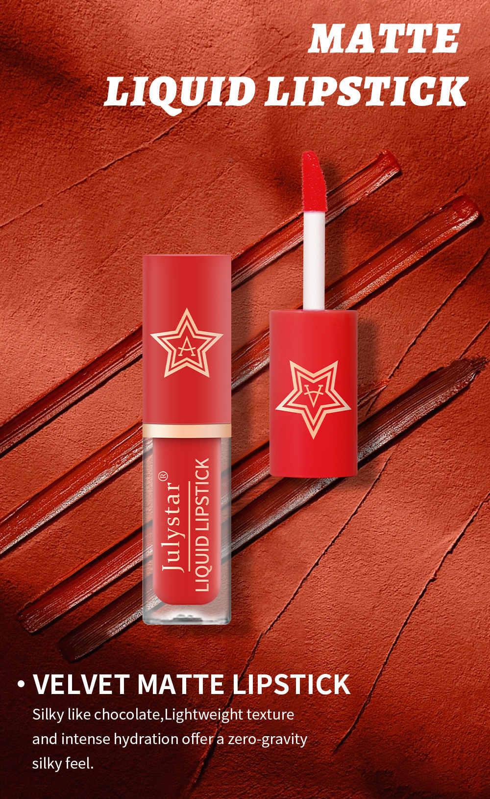 Carina Maquillage mat, décoloration, boîte de vernis à lèvres antiadhésive, ensemble de rouge à lèvres naturel tridimensionnel hydratant et longue durée_voghion.com