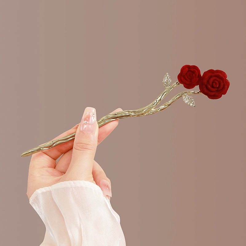 Hairpin Hanfu заколка для волос, орхидея цветочный декоративный аксессуар для волос, простая элегантная китайская стиль