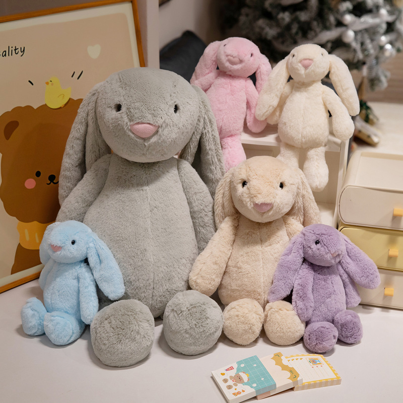 Cute Lop-Eared Rabbit Doll Plush Toy Long-Eared White Rabbit Doll Comfort Cloth Doll Kidsren's Birthday Gift Cute Lop-Eared Rabbit Doll Plush Toy Long-Eared White Rabbit Doll Comfort Cloth Doll Kidsren's Birthday Gift