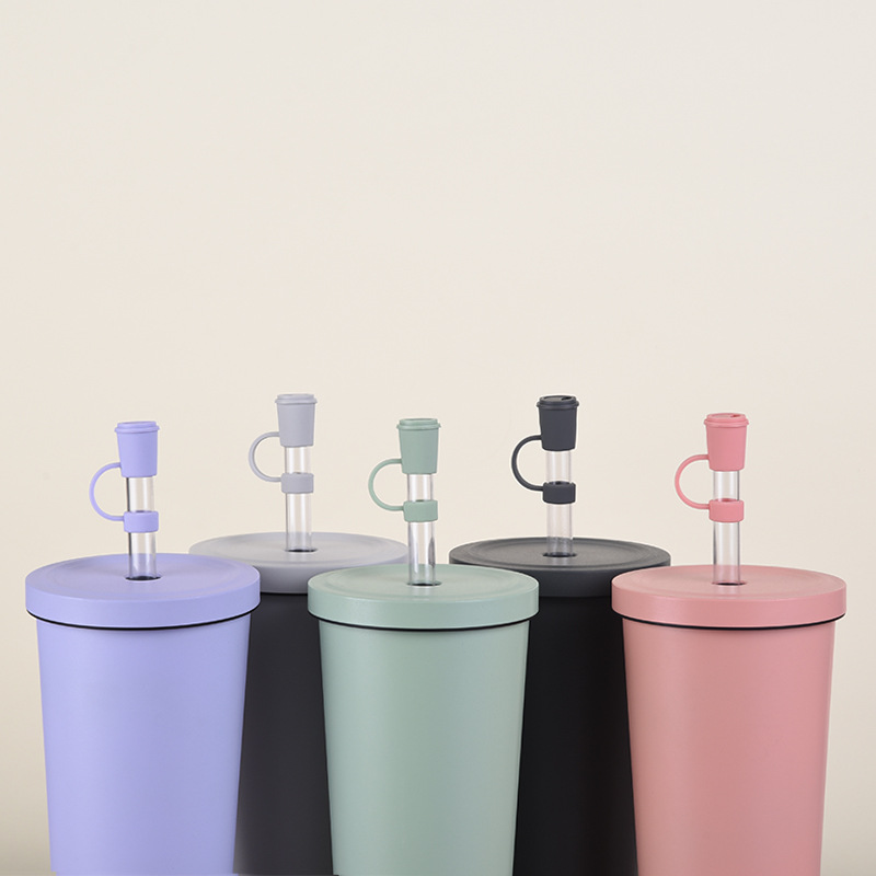 Casual Solid Color Silica Gel Cup Sleeves 1 Piece display picture 2