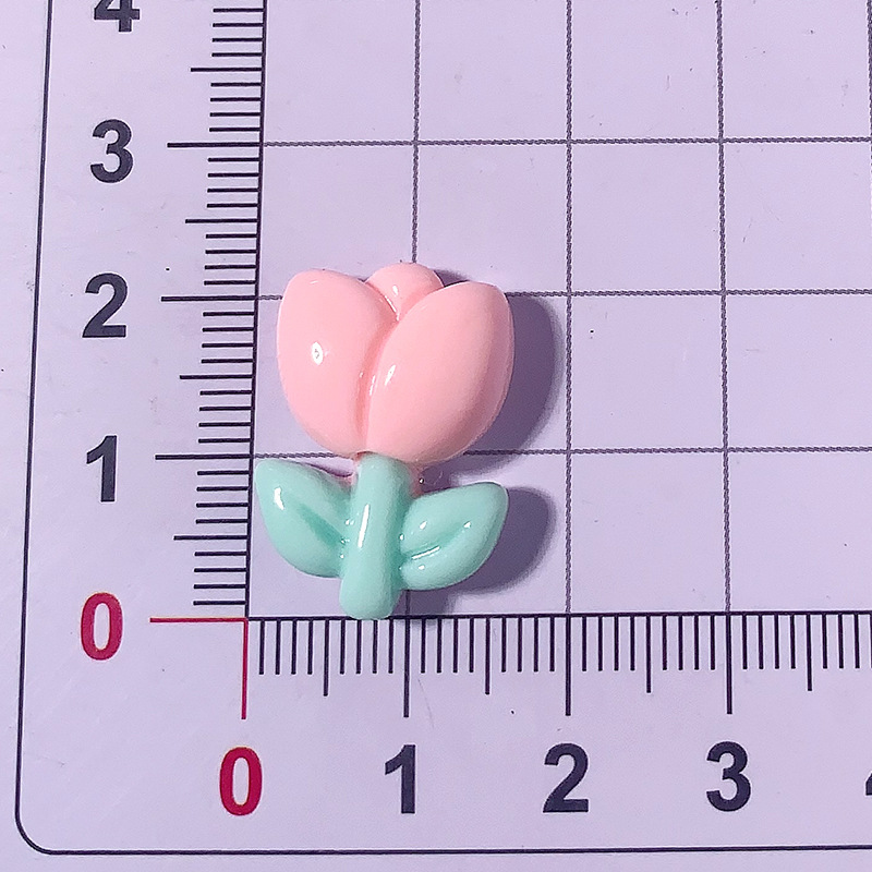 Girasoles brillantes flores de sol tulipas accesorios de resina de flores DIY adornos de cabello hebilla de zapatos parches de caso de teléfono móvil