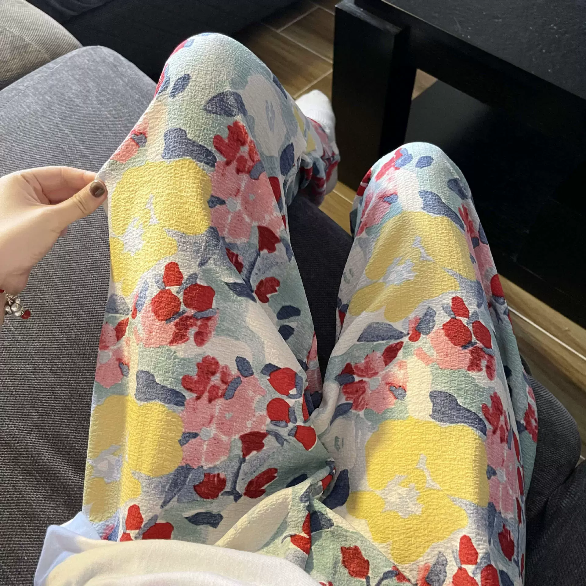 Карикатурные осенние тонкие штаны, повседневные брюки для отдыха