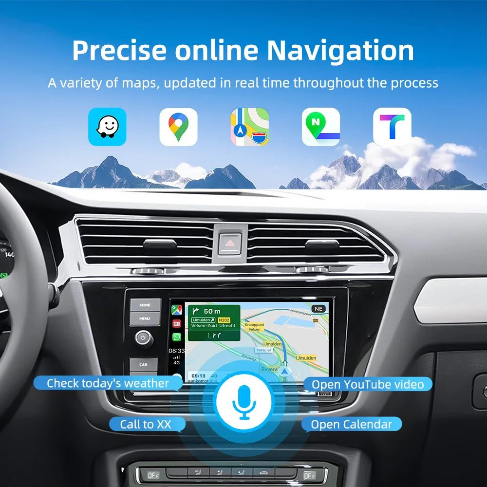 Suitable for Volkswagen Goif 7 Wireless Carplay Module Android Auto Mib System Decoder