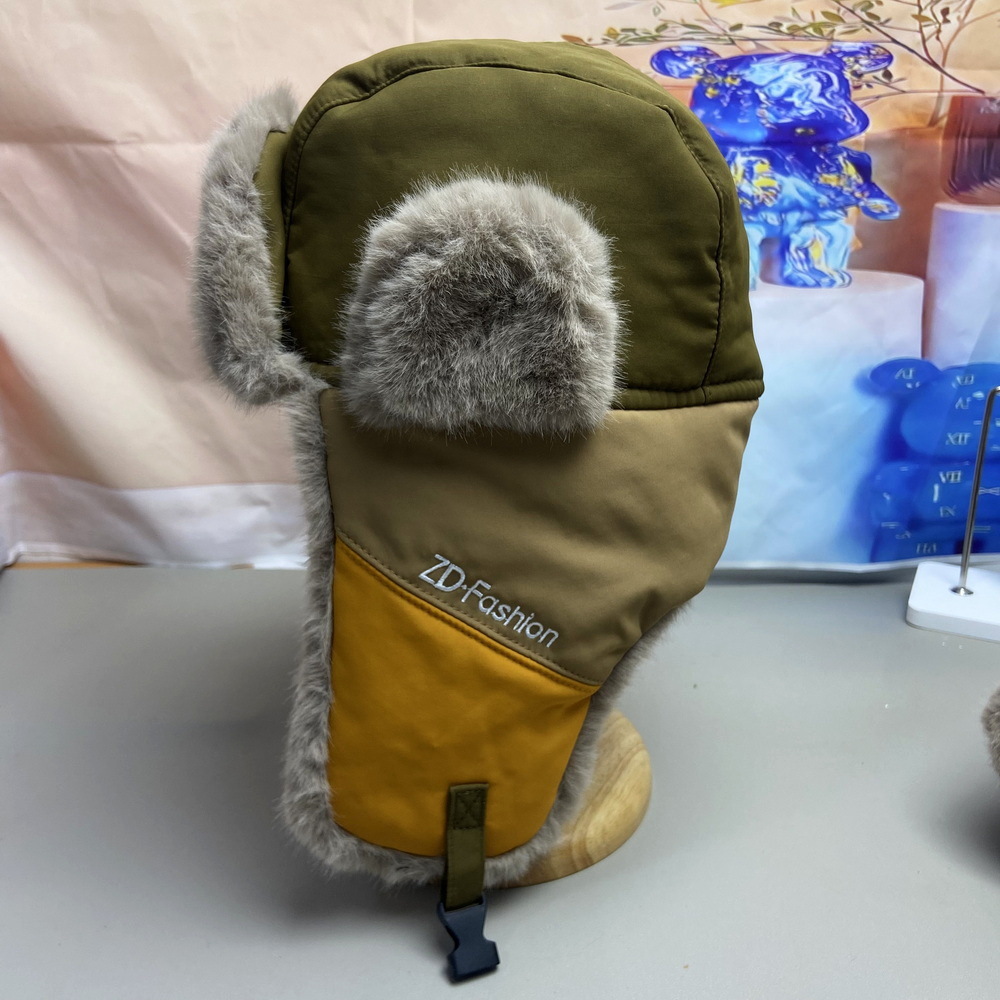 Trapper Hat Warm Windproof Ear Protection Skiing Hat For Winter_voghion.com