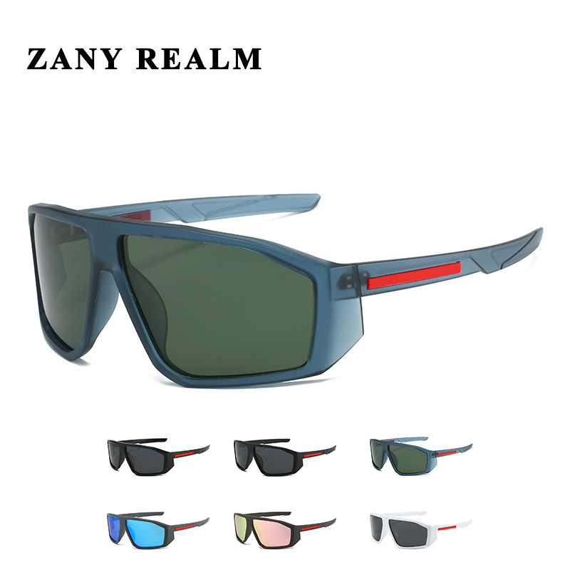 Nuevo polarizado de gran tamaño deportes ciclismo gafas de sol transfronterizo punk colorido calle gafas de sol fabricante en stock