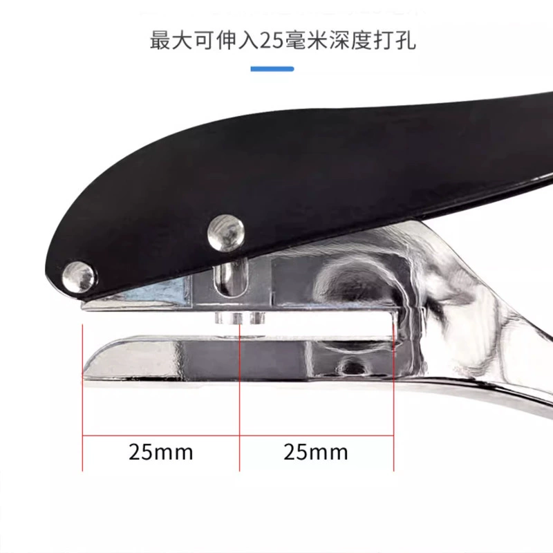 Carpentry, round hole puncher PVC, pliers