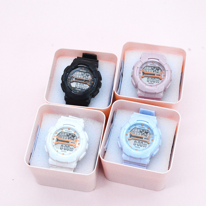Electronic watch children Girls Junior High School Primary School students summer waterproof sports macaron ins unicorn watch
